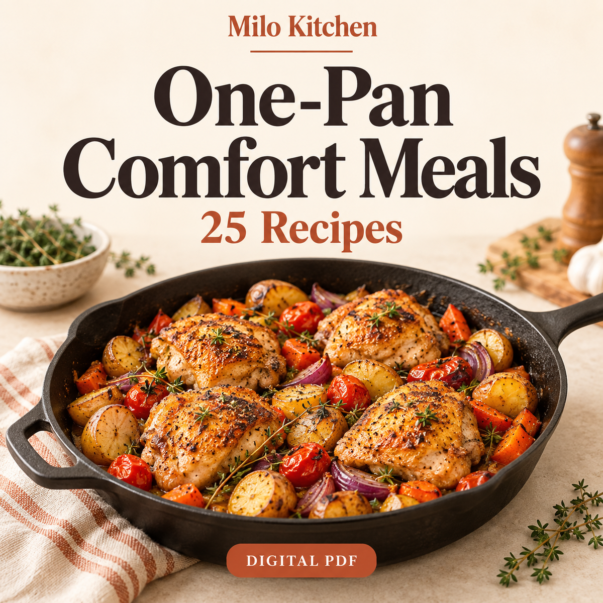 One-Pan Comfort Meals — 25 Recipes