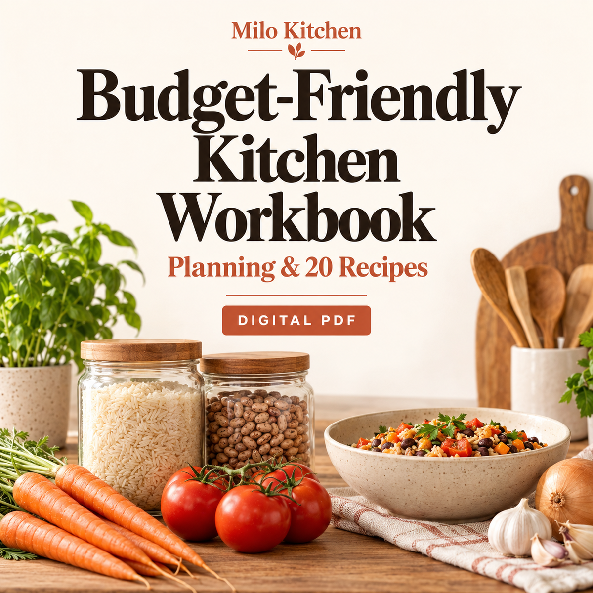 Budget-Friendly Kitchen Workbook — Planning & 20 Recipes